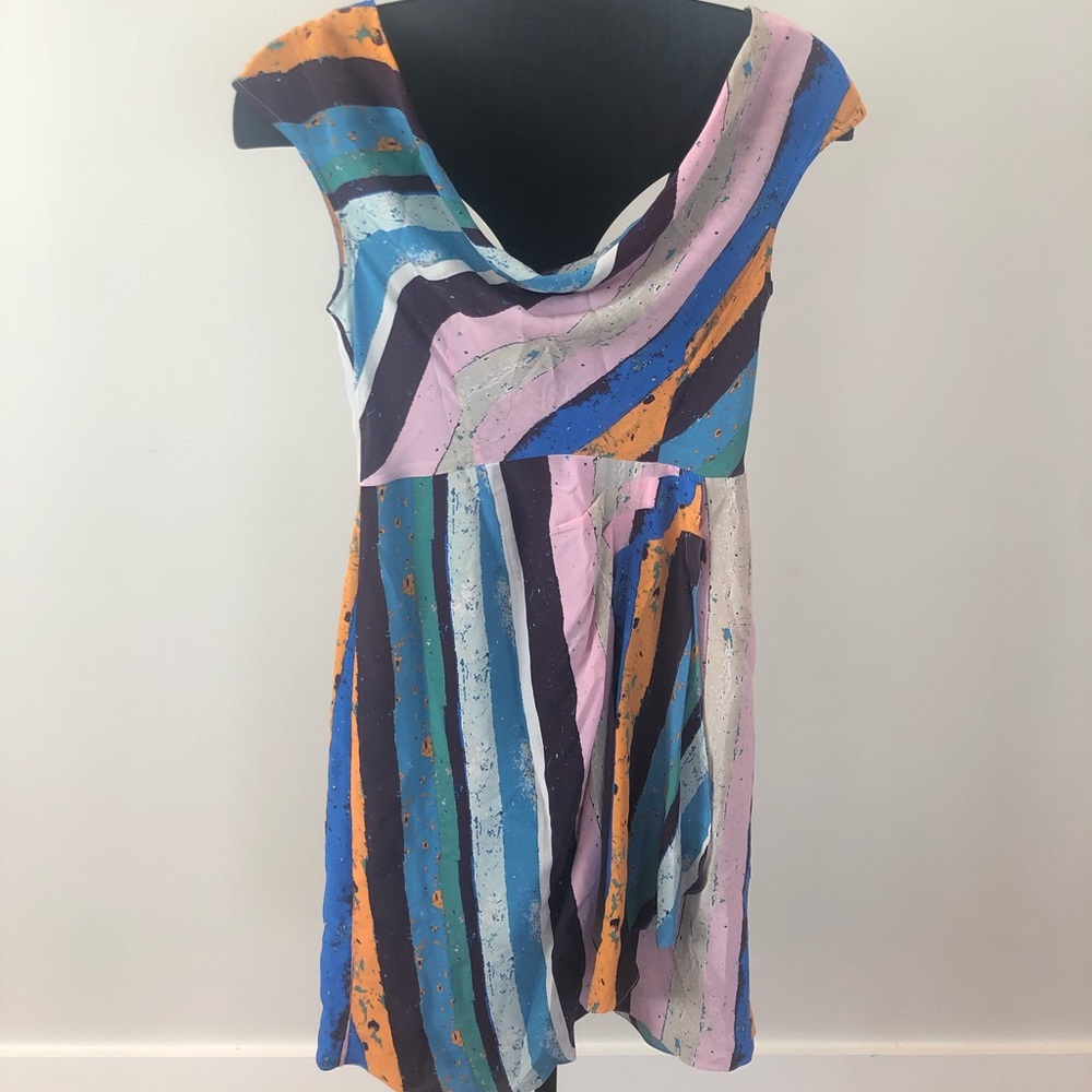 Anthropologie Tracy Reese Multi-Colored Silk Dress